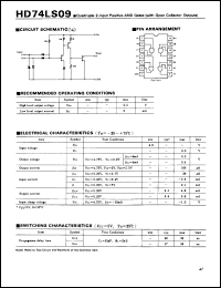 Click here to download HD74LS09 Datasheet