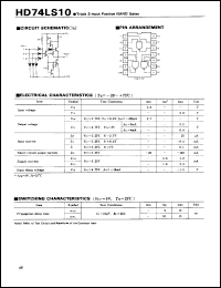 Click here to download HD74LS10 Datasheet