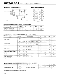 Click here to download HD74LS37 Datasheet