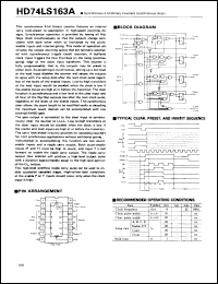Click here to download HD74LS163 Datasheet