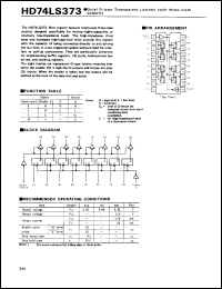 Click here to download HD74LS373 Datasheet