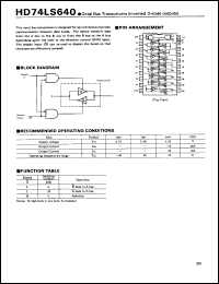 Click here to download HD74LS640 Datasheet
