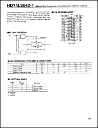 Click here to download HD74LS642-1 Datasheet