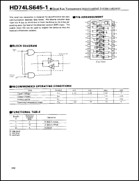 Click here to download HD74LS645-1 Datasheet
