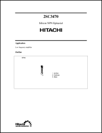 Click here to download 2SC3470 Datasheet