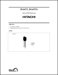 Click here to download 2SA673A Datasheet