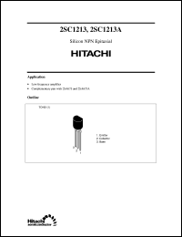 Click here to download 2SC1213 Datasheet