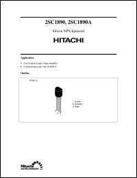 Click here to download 2SC1890A Datasheet