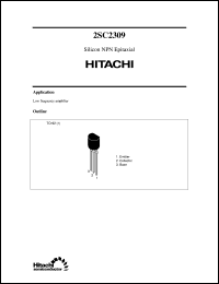 Click here to download 2SC2309 Datasheet