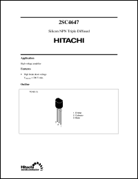 Click here to download 2SC4647 Datasheet