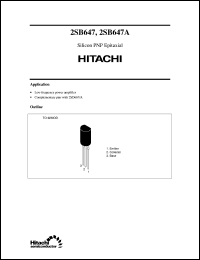 Click here to download 2SB647 Datasheet