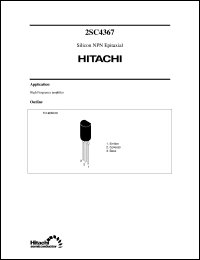 Click here to download 2SC4367 Datasheet