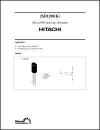 Click here to download 2SD1209 Datasheet