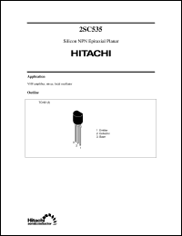 Click here to download 2SC535 Datasheet