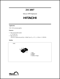 Click here to download 2SC4807 Datasheet