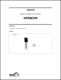 Click here to download 2SK435 Datasheet