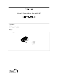 Click here to download 3SK186 Datasheet