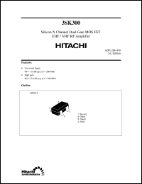 Click here to download 3SK300 Datasheet
