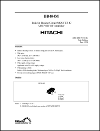 Click here to download BB404M Datasheet