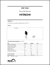 Click here to download 2SC1162 Datasheet