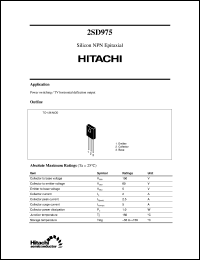 Click here to download 2SD975 Datasheet