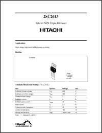 Click here to download 2SC2613 Datasheet