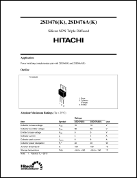 Click here to download 2SD476A(K) Datasheet