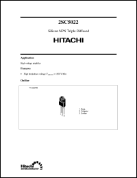 Click here to download 2SC5022 Datasheet