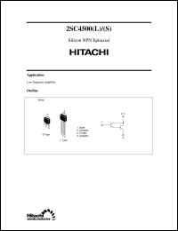 Click here to download 2SC4500(L) Datasheet