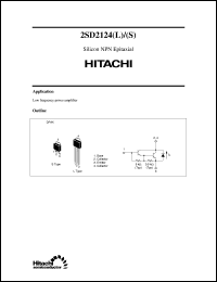 Click here to download 2SD2124(S) Datasheet