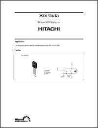 Click here to download 2SD1376(K) Datasheet