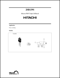 Click here to download 2SB1391 Datasheet