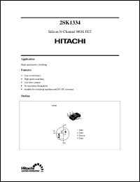 Click here to download 2SK1334 Datasheet