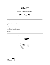 Click here to download 2SK1579 Datasheet