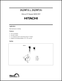 Click here to download 2SJ387(L) Datasheet