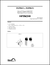 Click here to download 2SJ506(L) Datasheet