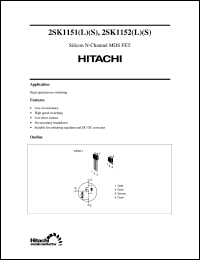 Click here to download 2SK1151(S) Datasheet