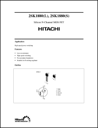 Click here to download 2SK1880 Datasheet