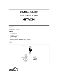 Click here to download 2SK1154 Datasheet
