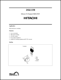 Click here to download 2SK1338 Datasheet
