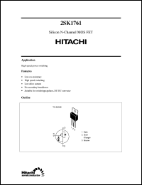 Click here to download 2SK1761 Datasheet