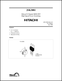 Click here to download 2SK3081 Datasheet