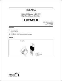 Click here to download 2SK3156 Datasheet