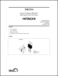 Click here to download 2SK3214 Datasheet