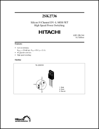 Click here to download 2SK2736 Datasheet