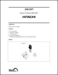 Click here to download 2SK1957 Datasheet