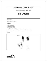 Click here to download 2SK1623 Datasheet