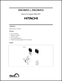 Click here to download 2SK1869(L) Datasheet