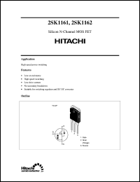 Click here to download 2SK1161 Datasheet