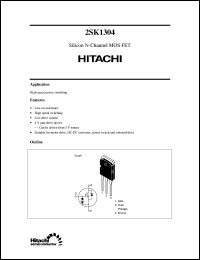 Click here to download 2SK1304 Datasheet